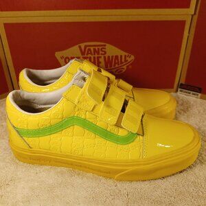 Vans X Haribo Kids 12.5 Old Skool V Checkerboard Yellow VN0A3D29BK2